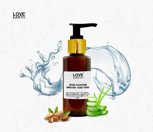 Love Earth Hair Cleanser with Organic Aloe Vera - Grab2buy