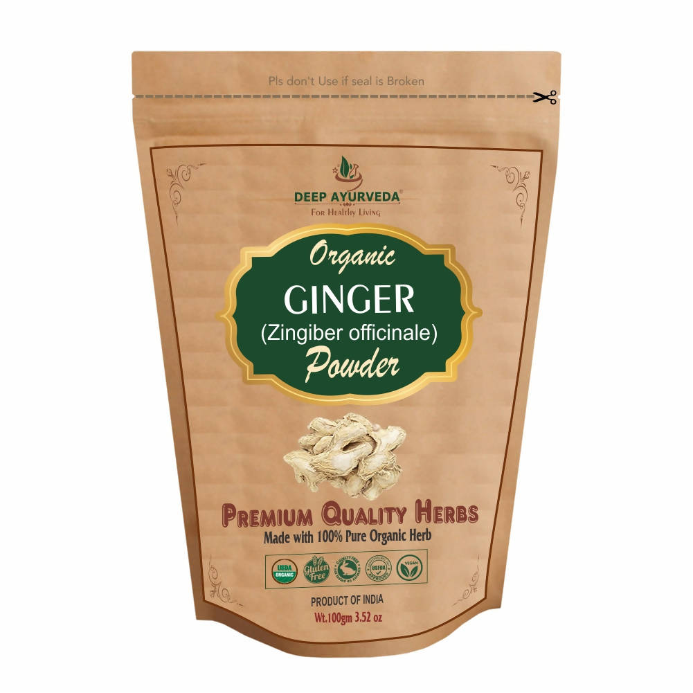 Deep Ayurveda Organic Ginger Powder - Limited Time Offer 