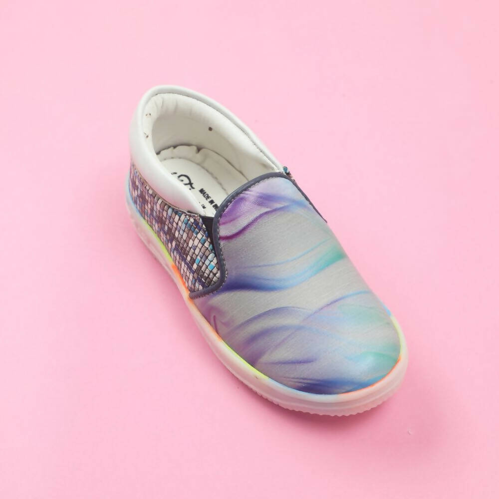 Tiny Bugs Unisex Sea Printed Slip Ons Sneakers - Grey  Grab2Buy Tiny Bugs Grab2Buy