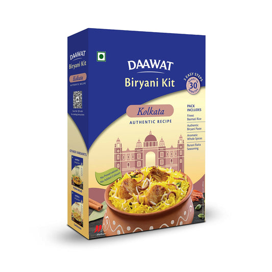 Daawat Biryani Kit Kolkata - Authentic Recipe - Grab2buy