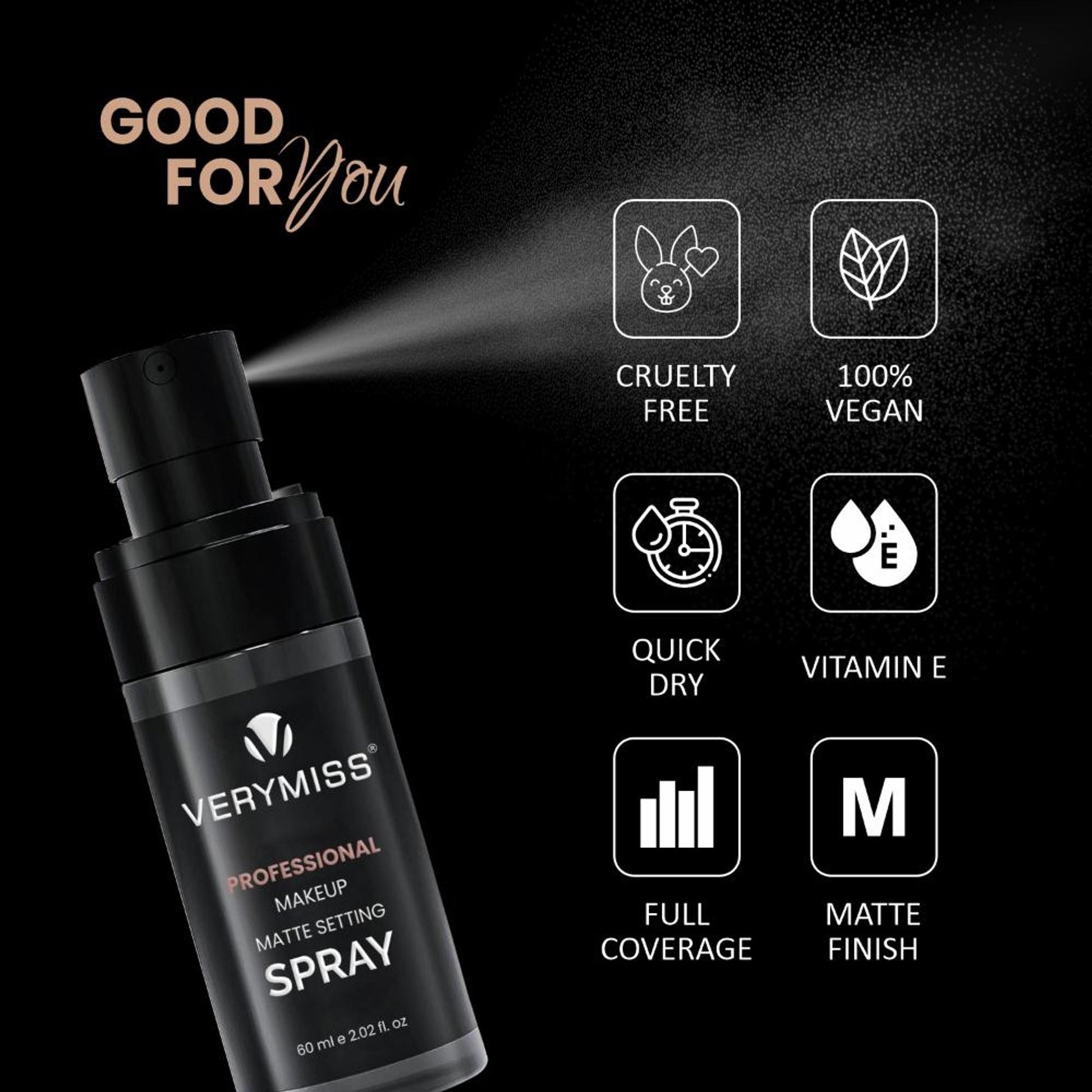 VERYMISS Professional Makeup Matte Setting Spray  Grab2Buy VERYMISS Grab2Buy