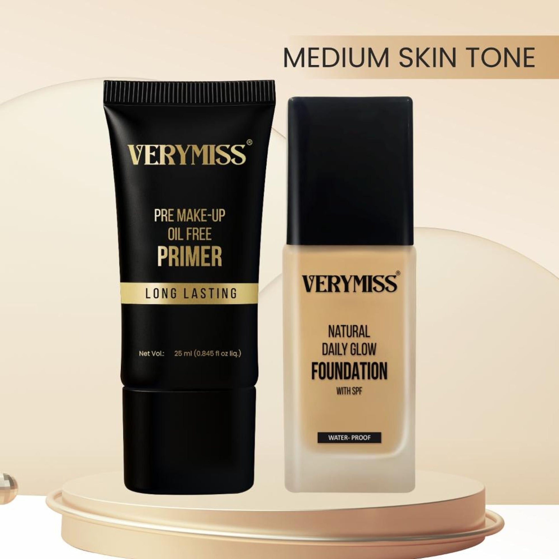 Verymiss Foundation + Oil Free Primer Medium Tone (VMFD06-03, VMPR02)  Grab2Buy VERYMISS Grab2Buy