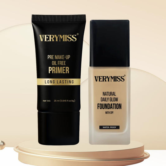 Verymiss Foundation + Oil Free Primer Dark Tone (VMFD06-04, VMPR02)  Grab2Buy VERYMISS Grab2Buy