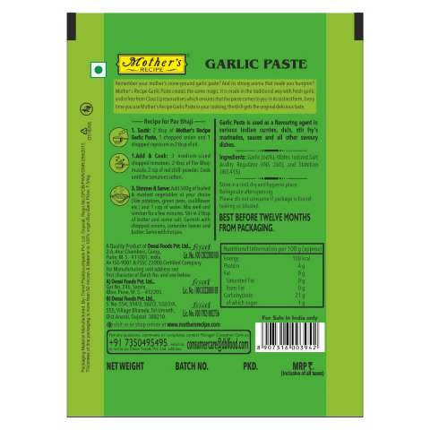 Mother's Recipe Garlic Paste 