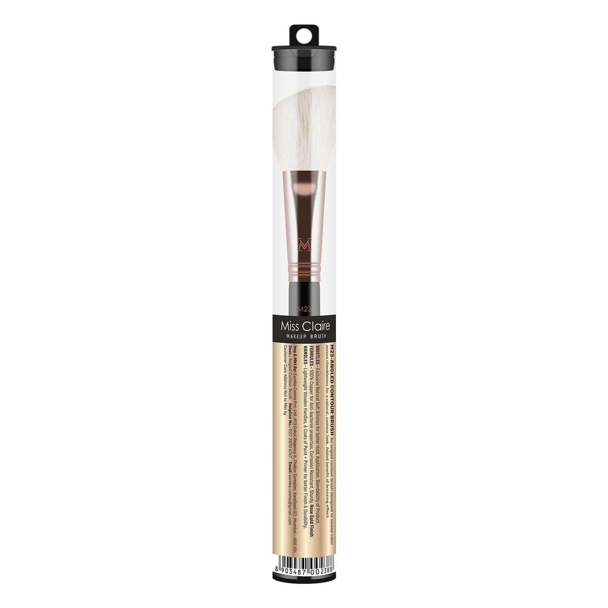 Miss Claire M23 - Angled Contour Brush - Rose Gold