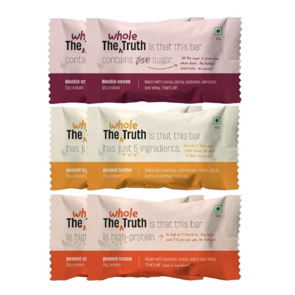The Whole Truth Protein Bars - Peanut Heavy  Grab2Buy The Whole Truth Grab2Buy