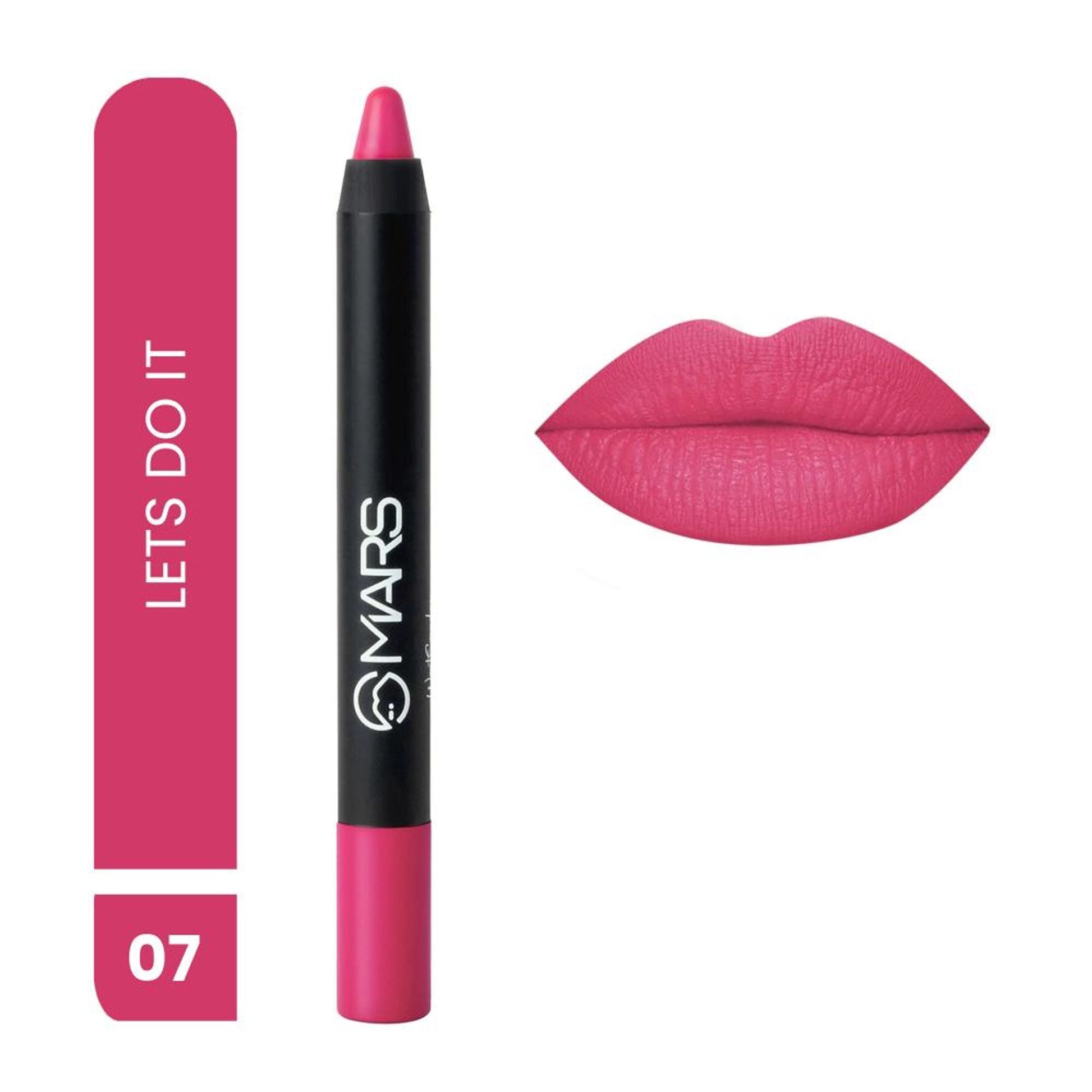 MARS Cosmetics Won't Smudge Won't Budge Lip Crayon - Lets Do It 
