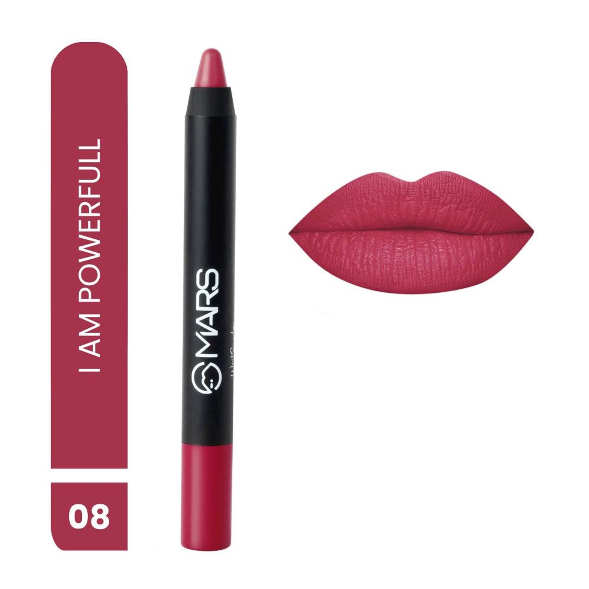 MARS Cosmetics Won't Smudge Won't Budge Lip Crayon - I Am Powerful 