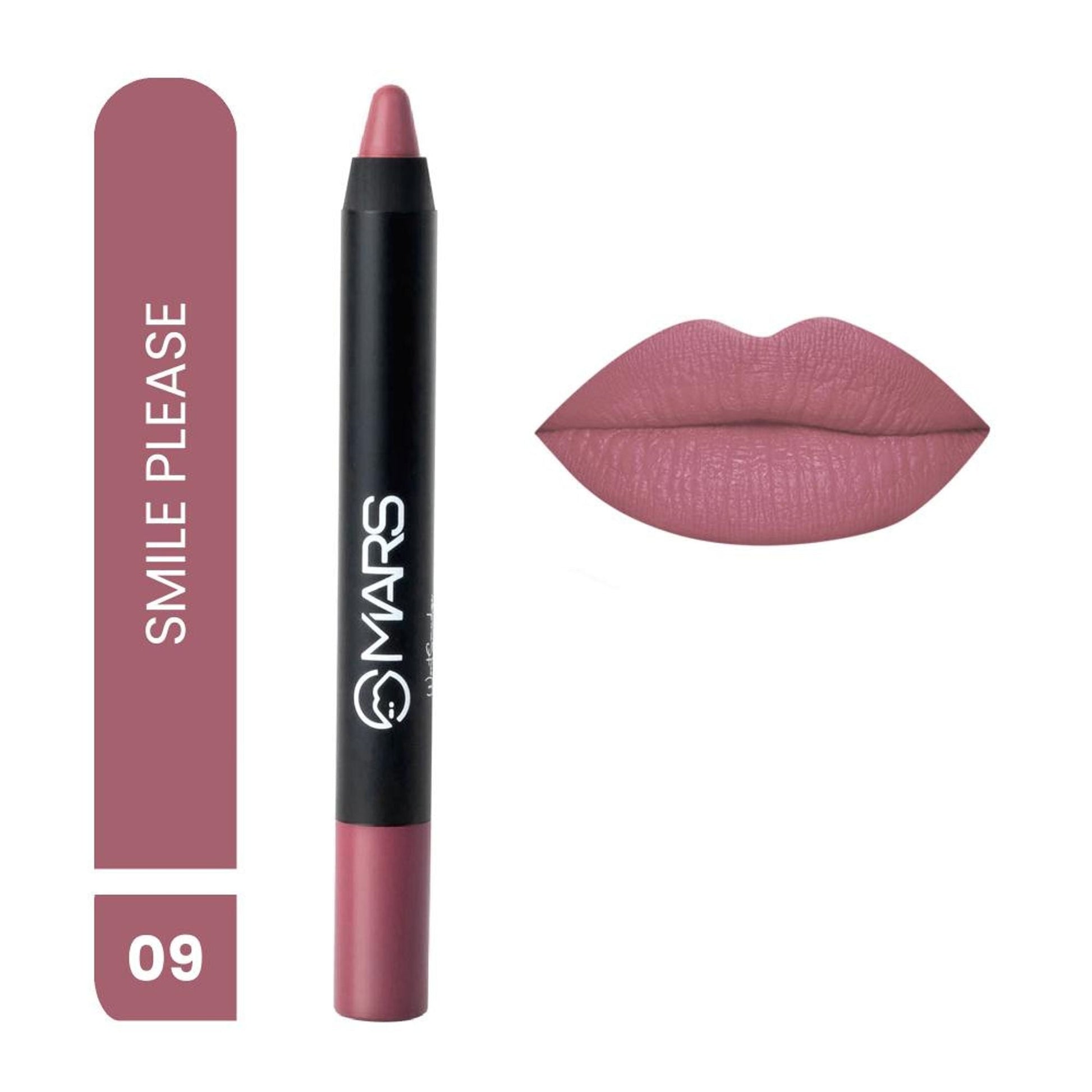 MARS Cosmetics Won't Smudge Won't Budge Lip Crayon - Smile Please 