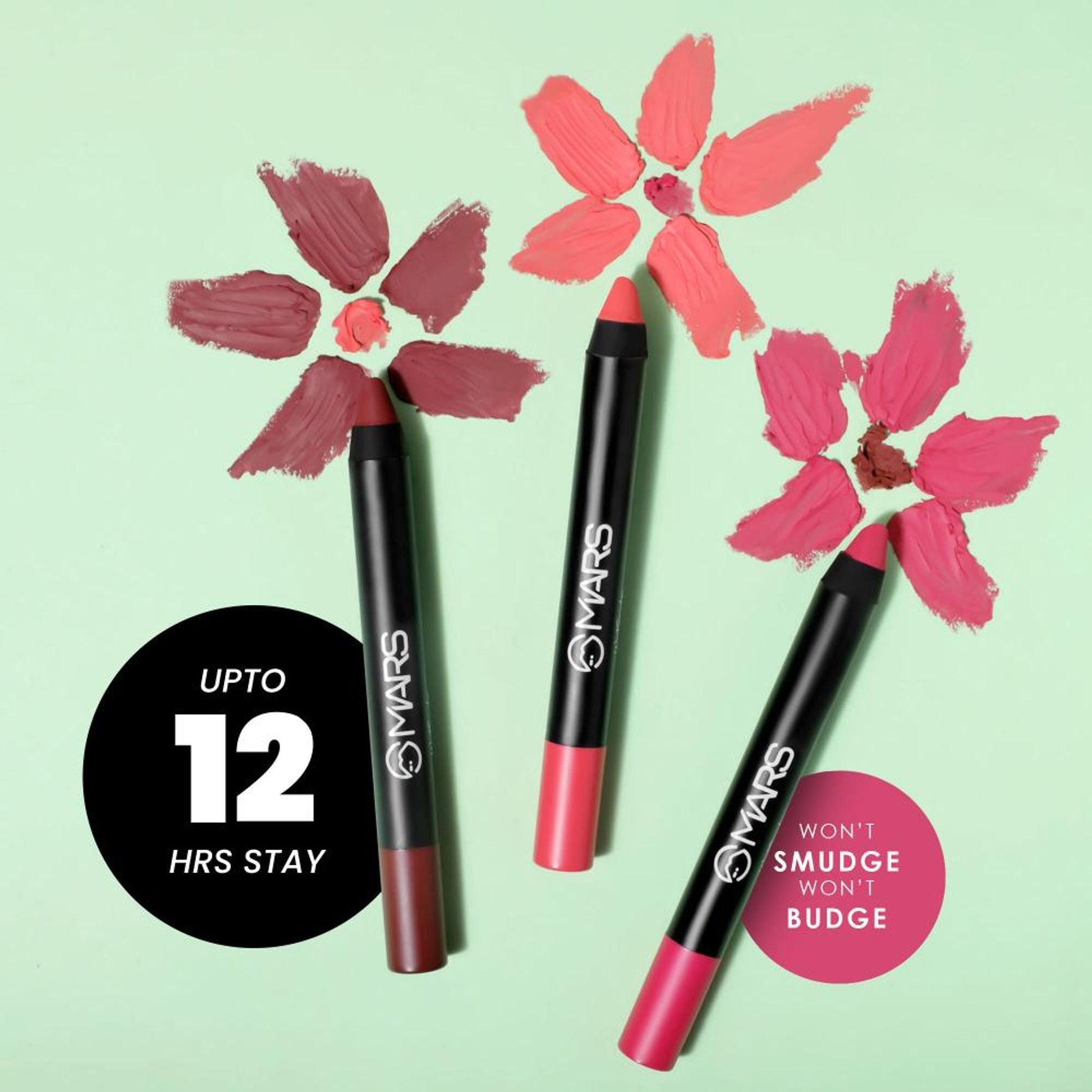MARS Cosmetics Won't Smudge Won't Budge Lip Crayon - I Am Relentless 