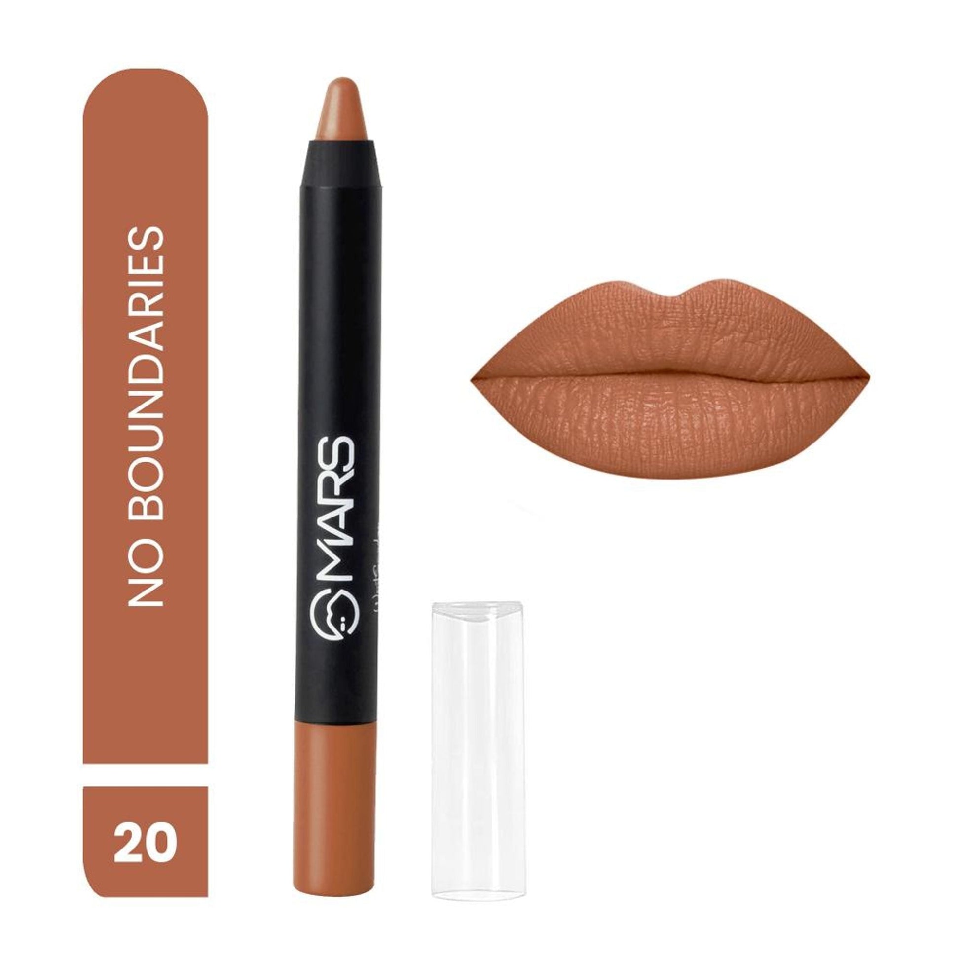 MARS Cosmetics Won't Smudge Won't Budge Lip Crayon - No Boundaries 