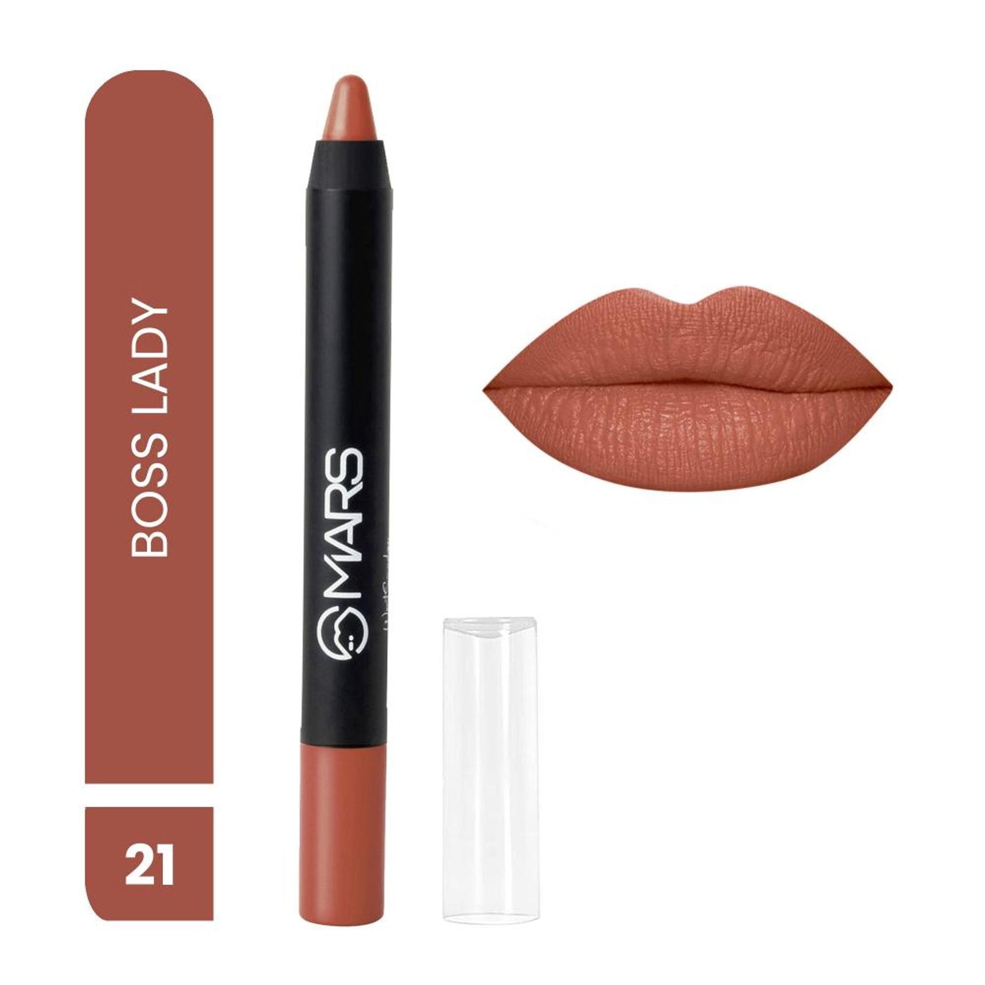 MARS Cosmetics Won't Smudge Won't Budge Lip Crayon - Boss Lady 