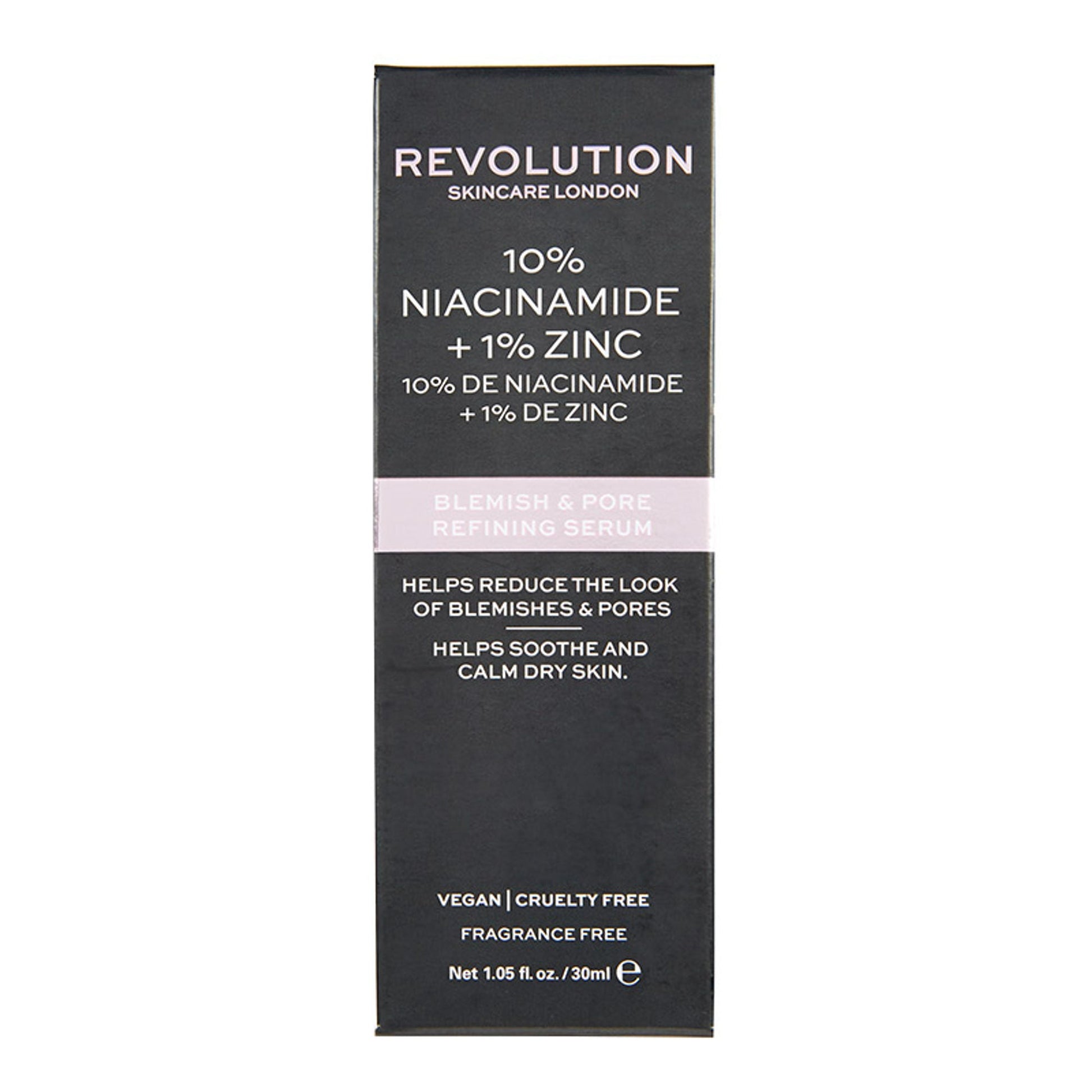 Makeup Revolution Skincare Blemish and Pore Refining Serum - 10% Niacinamide + 1% Zinc