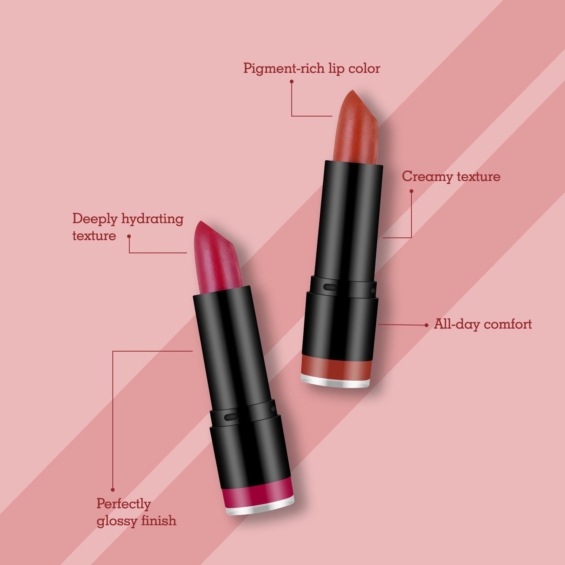 Miss Claire Aqua Rouge Lipstick - 338