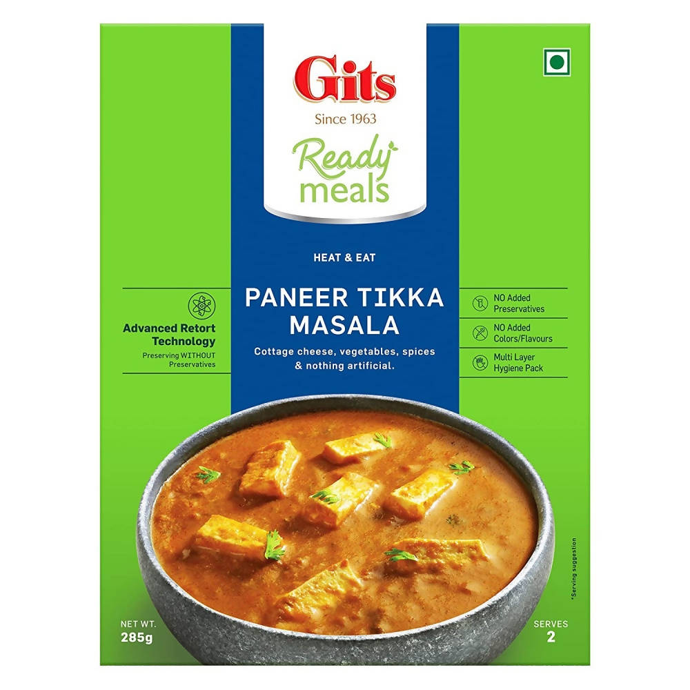 Gits Ready Meals Heat & Eat Paneer Tikka Masala - Grab2buy