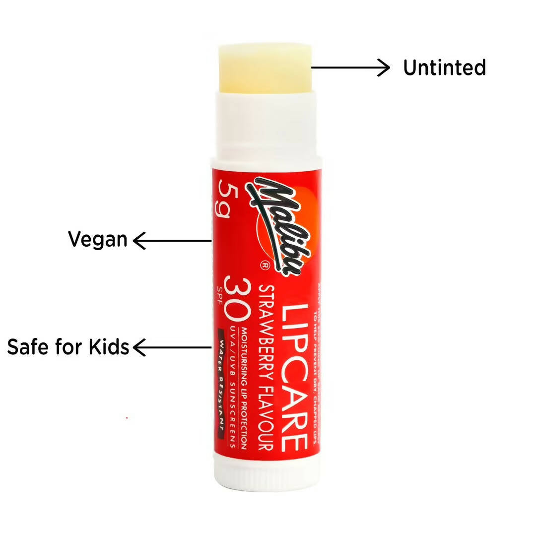 Malibu Strawberry Lip Balm SPF 30 Vegan - Grab2buy