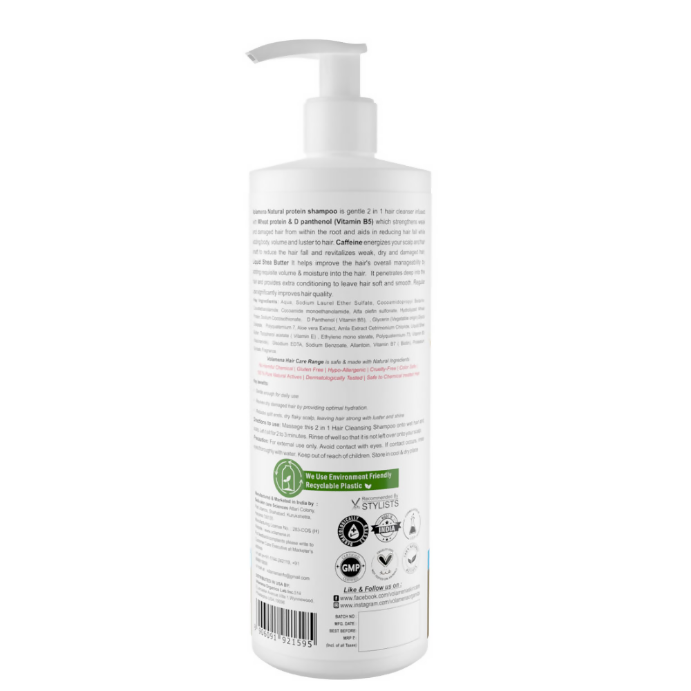 Volamena Natural Protein 2 In 1 Hair Shampoo  Grab2Buy Volamena Grab2Buy