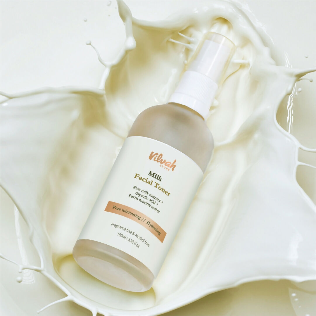 Vilvah Store Milk Face Toner (Earth marine water - Pore minimise)  Grab2Buy Vilvah Store Grab2Buy