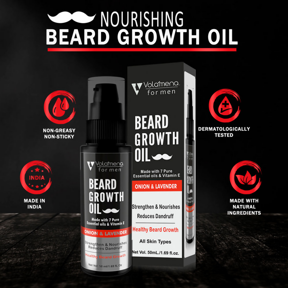 Volamena Onion & Lavender Beard Growth Oil 