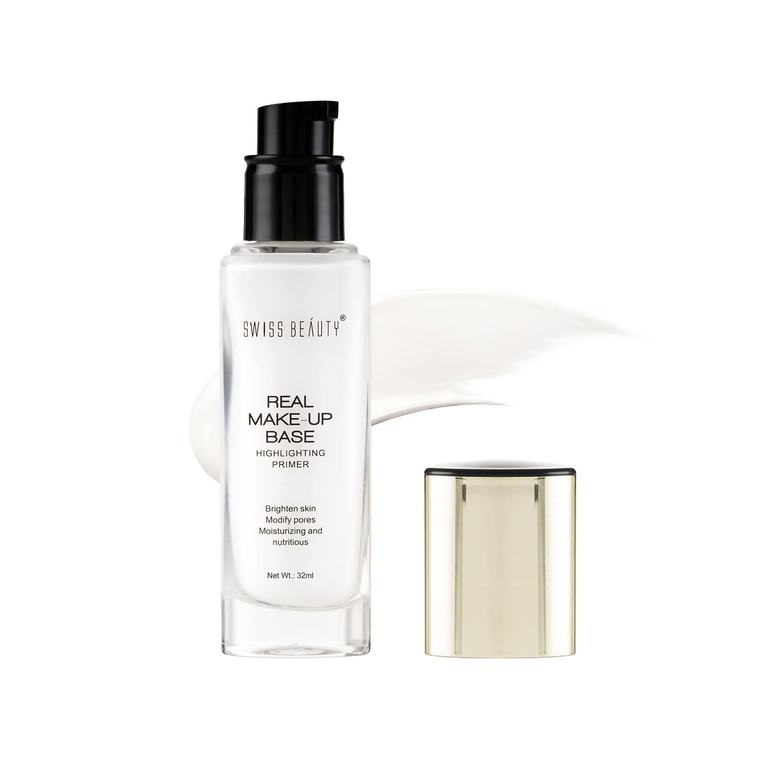 Swiss Beauty Real Makeup Base Highlighting Primer - Shade- Golden Tint 