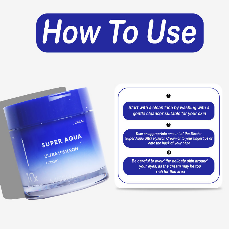 Missha Super Aqua Ultra Hyalron Cream  Grab2Buy Missha Grab2Buy
