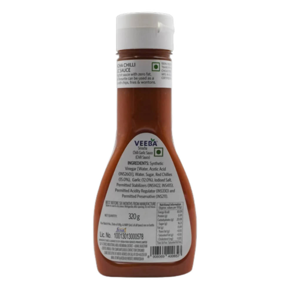 Veeba Sriracha Chili Garlic Sauce  Grab2Buy Veeba Grab2Buy