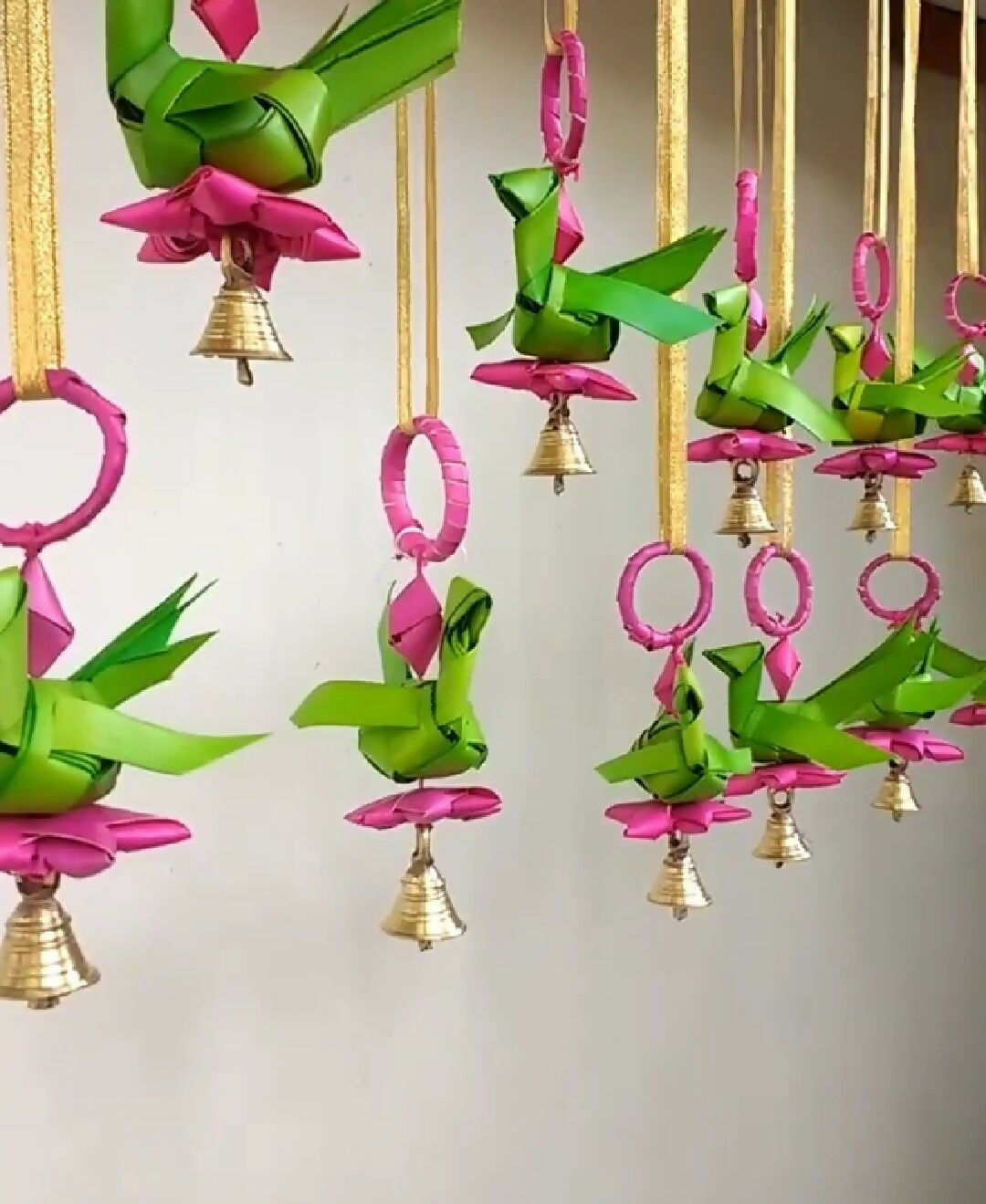 Shuddh Natural Hand Made Palm Leaf Parrot Hanging 