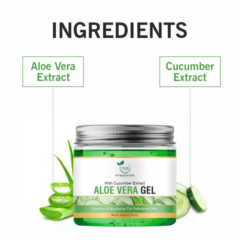 TQS Aloe Vera Gel With Cucumber Extract  Grab2Buy TQS Grab2Buy