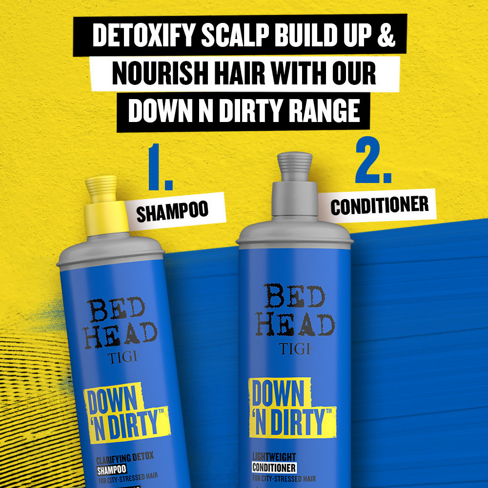TIGI Bed Head Down N' Dirty Lightweight Hair Conditioner For Detox & Repair  Grab2Buy TIGI Grab2Buy