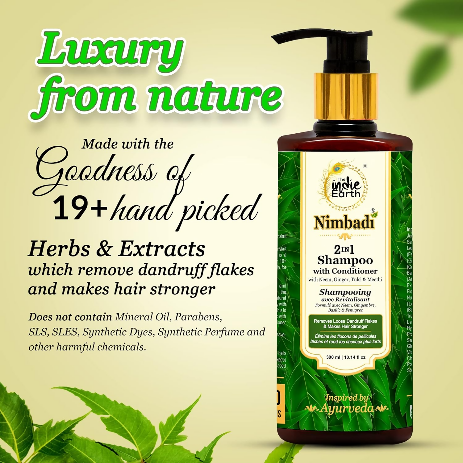 The Indie Earth Nimbadi 2-in-1 Shampoo with Conditioner for Healthy Hairs  Grab2Buy The Indie Earth Grab2Buy