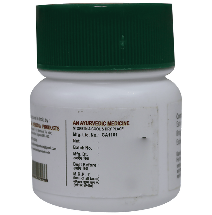 Shriji Herbal Products Bhringraj Ghanvati Tablets 