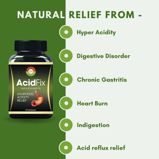 Cordy Herb AcidFix Herbal Capsules - Grab2buy