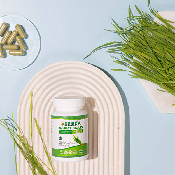 Herbika Wheat Grass Capsules - Grab2buy