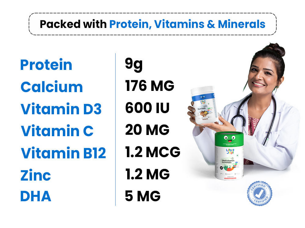 Little Joys Nutrimix Multivitamin Gummies 7+Years