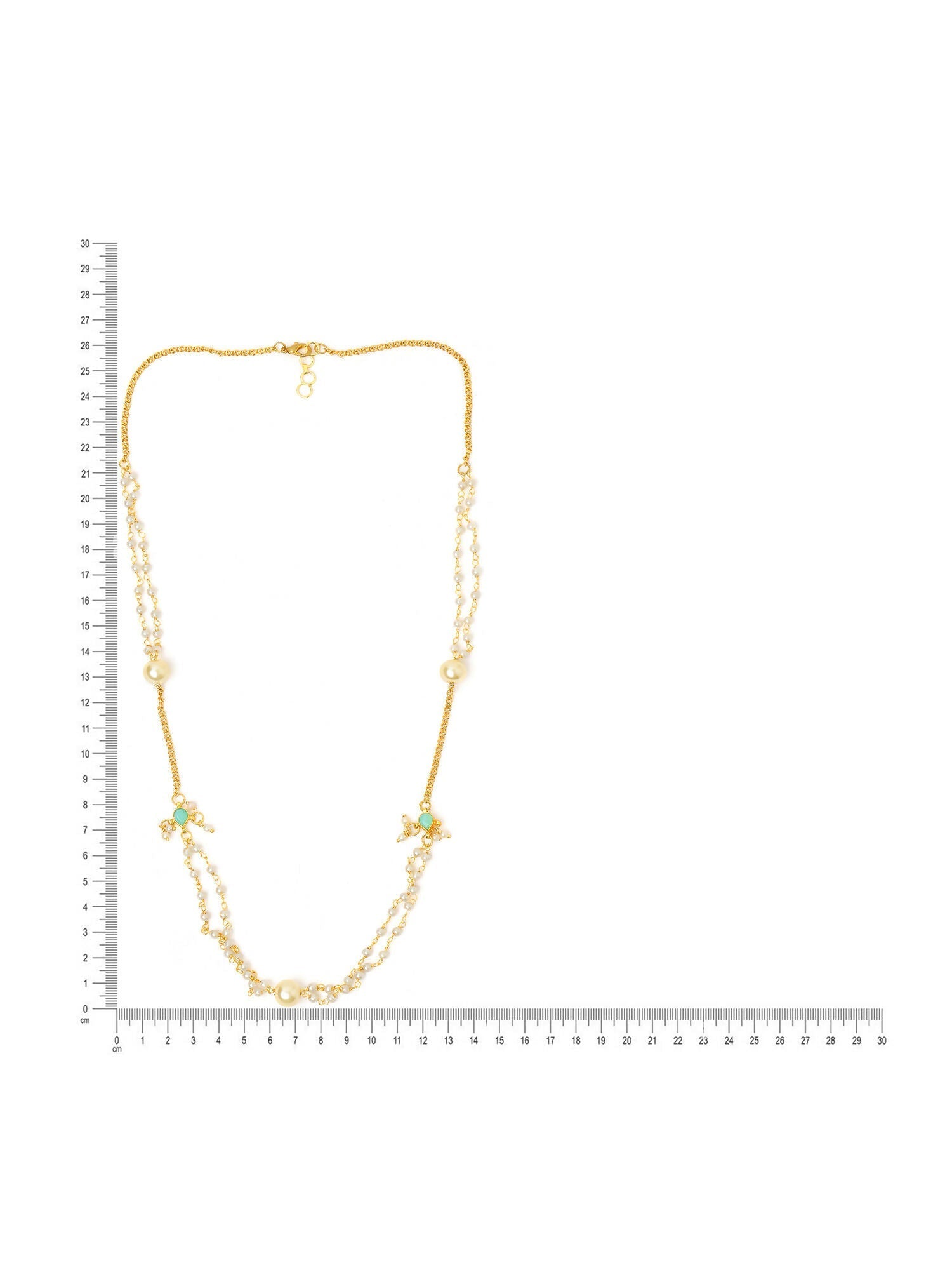 White Beaded, Kundan Necklace - Ruby Raang  Grab2Buy Ruby Raang Grab2Buy