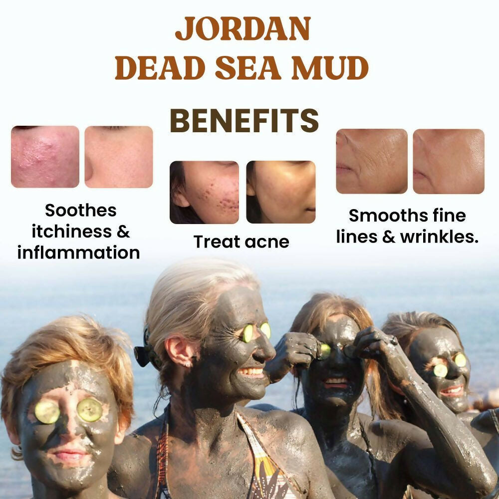 Wild Oak Jordan Dead Sea Healing Mud Face Mask  Grab2Buy Wild Oak Grab2Buy