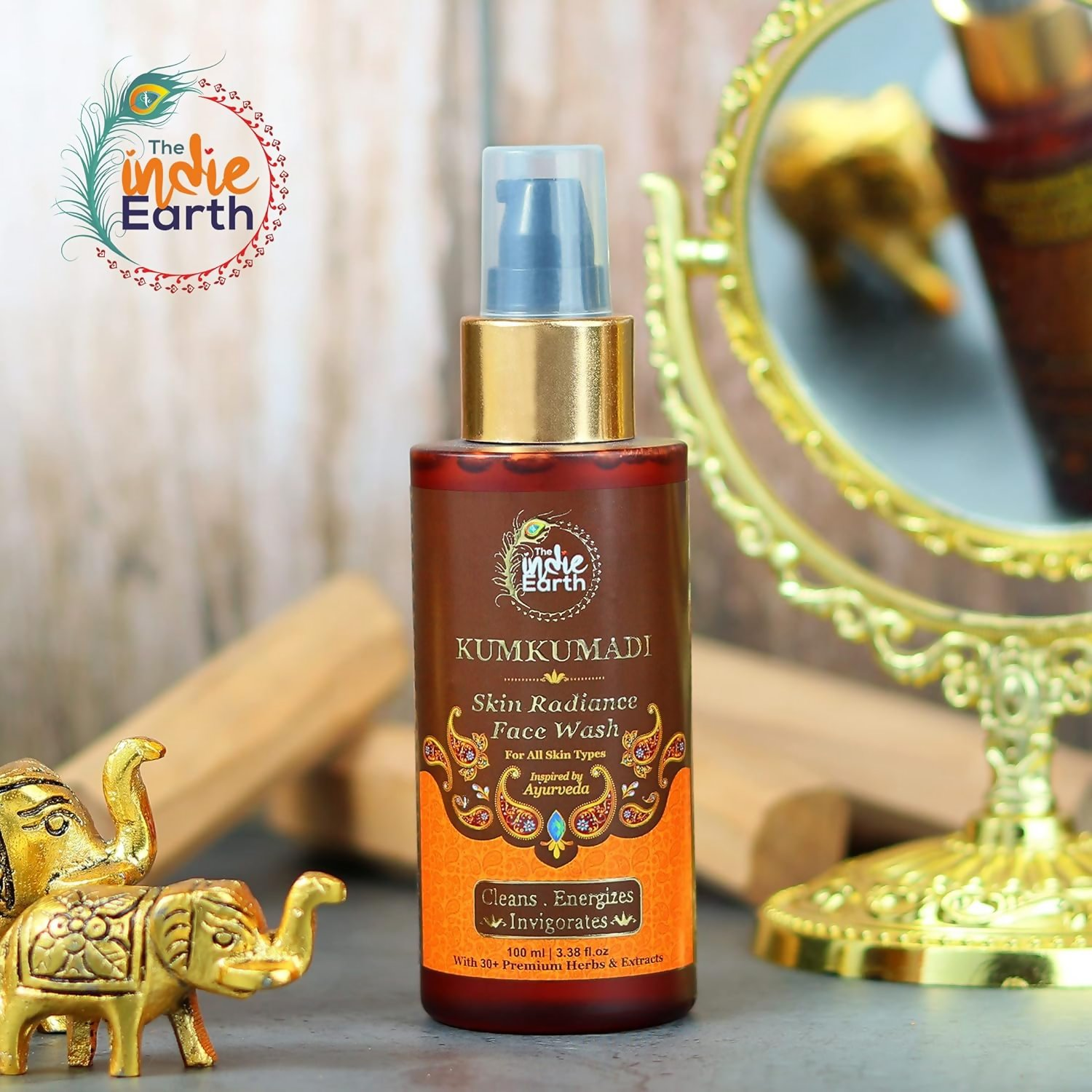 The Indie Earth 10% Kumkumadi Skin Radiance Face wash  Grab2Buy The Indie Earth Grab2Buy