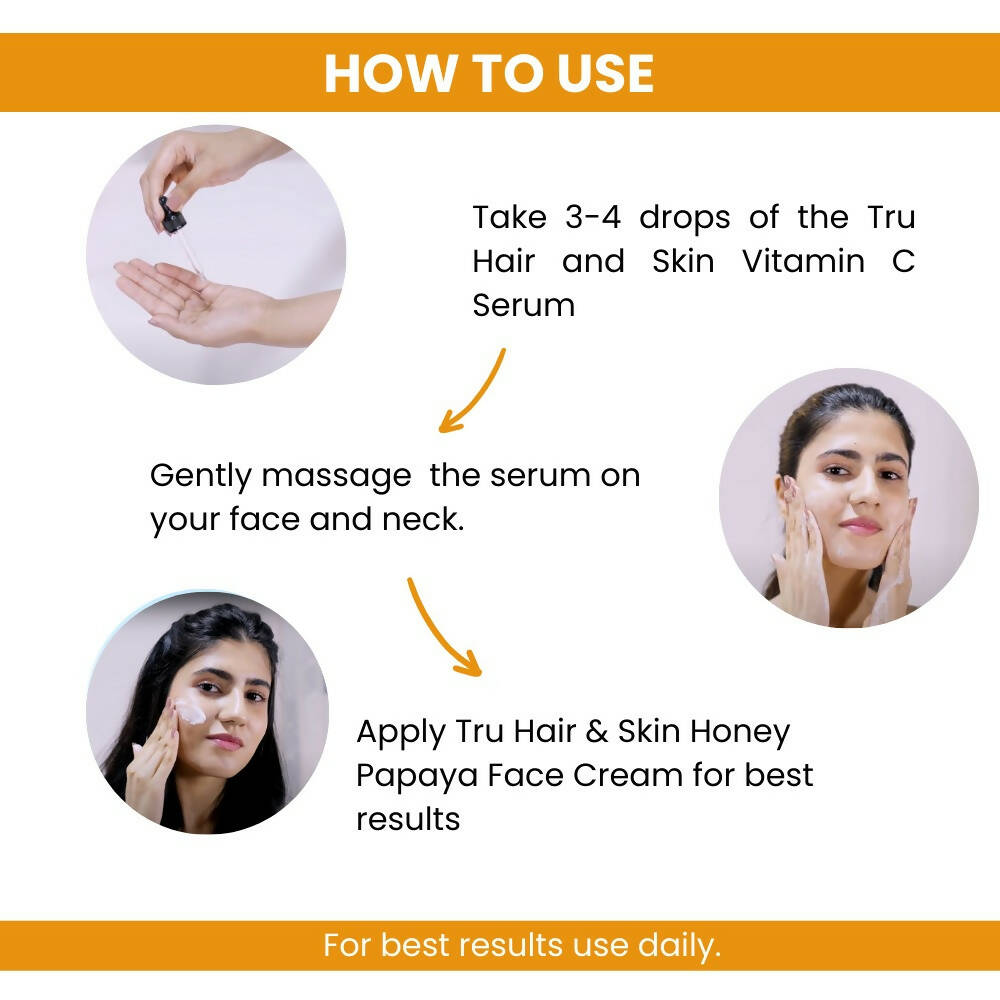 Tru Hair & Skin 10% Vitamin C Serum  Grab2Buy Tru Hair & Skin Grab2Buy
