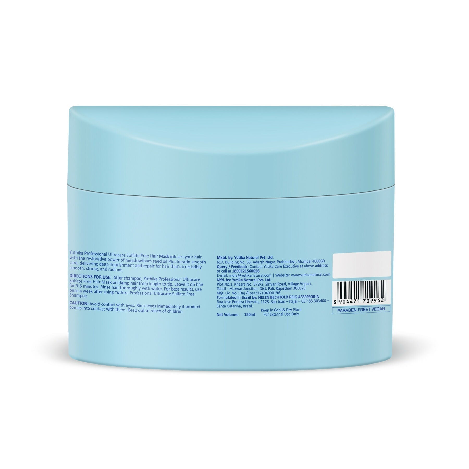 Yuthika Professional Ultracare Sulfate Free Hair Mask For Women & Men  Grab2Buy Yuthika Grab2Buy