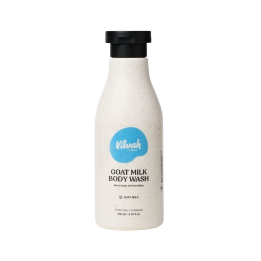 Vilvah Store Goat Milk Body Wash For Deep Cleansing  Grab2Buy Vilvah Store Grab2Buy