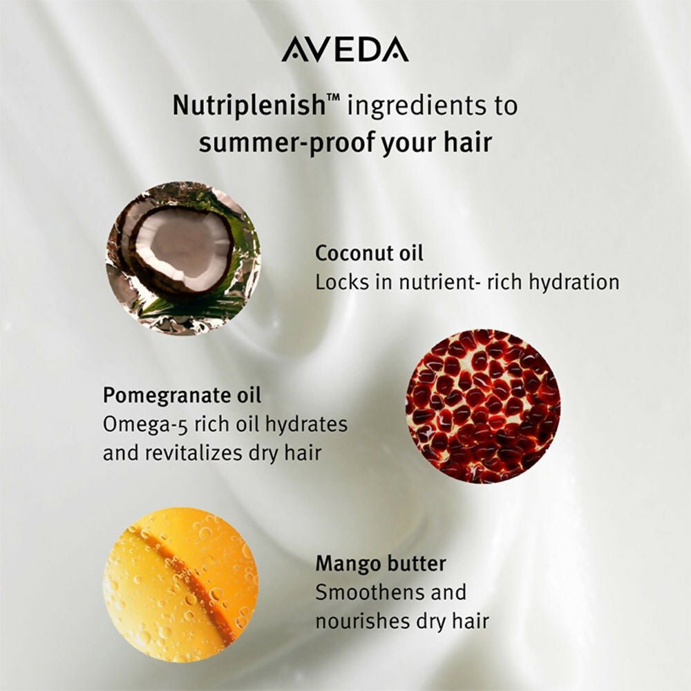 Aveda Nutriplenish Light Hydration Conditioner for Dry & Frizzy Hair with Coconut Oil | Swadesiicart