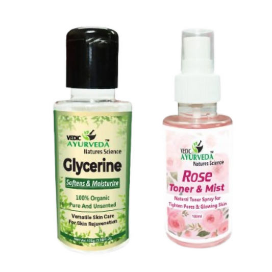 VedicAyurveda Glycerine With Rose Toner & Mist  Grab2Buy VedicAyurveda Grab2Buy