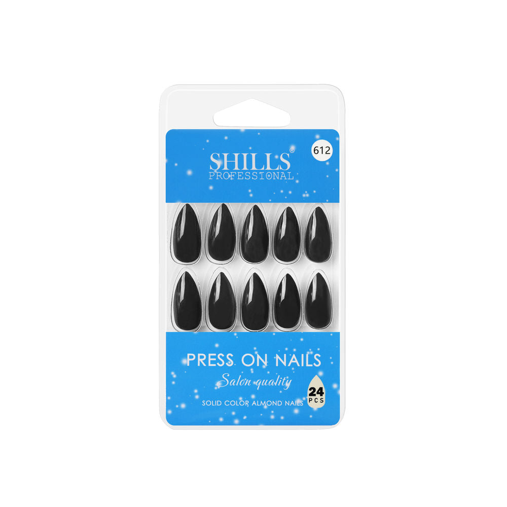 Shills Professional Reusable Press On Nails Almond - SPN612
