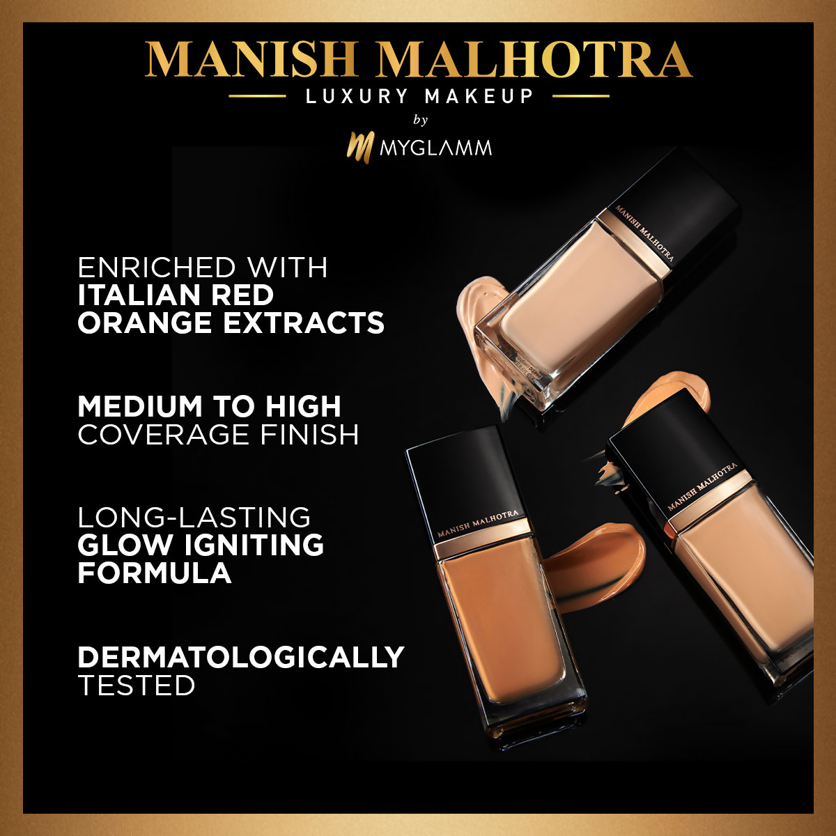 MyGlamm Manish Malhotra Beauty Skin Awakening Foundation - Neutral Beige