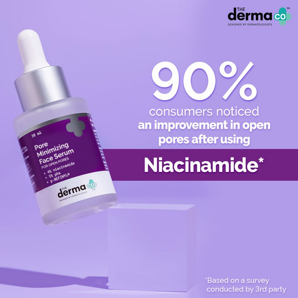 The Derma Co Pore Minimizing Face Serum with 4% Niacinamide, 5% PHA  Grab2Buy The Derma Co Grab2Buy