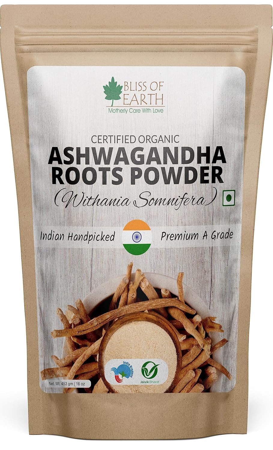 Bliss of Earth Ashwagandha Root Powder 
