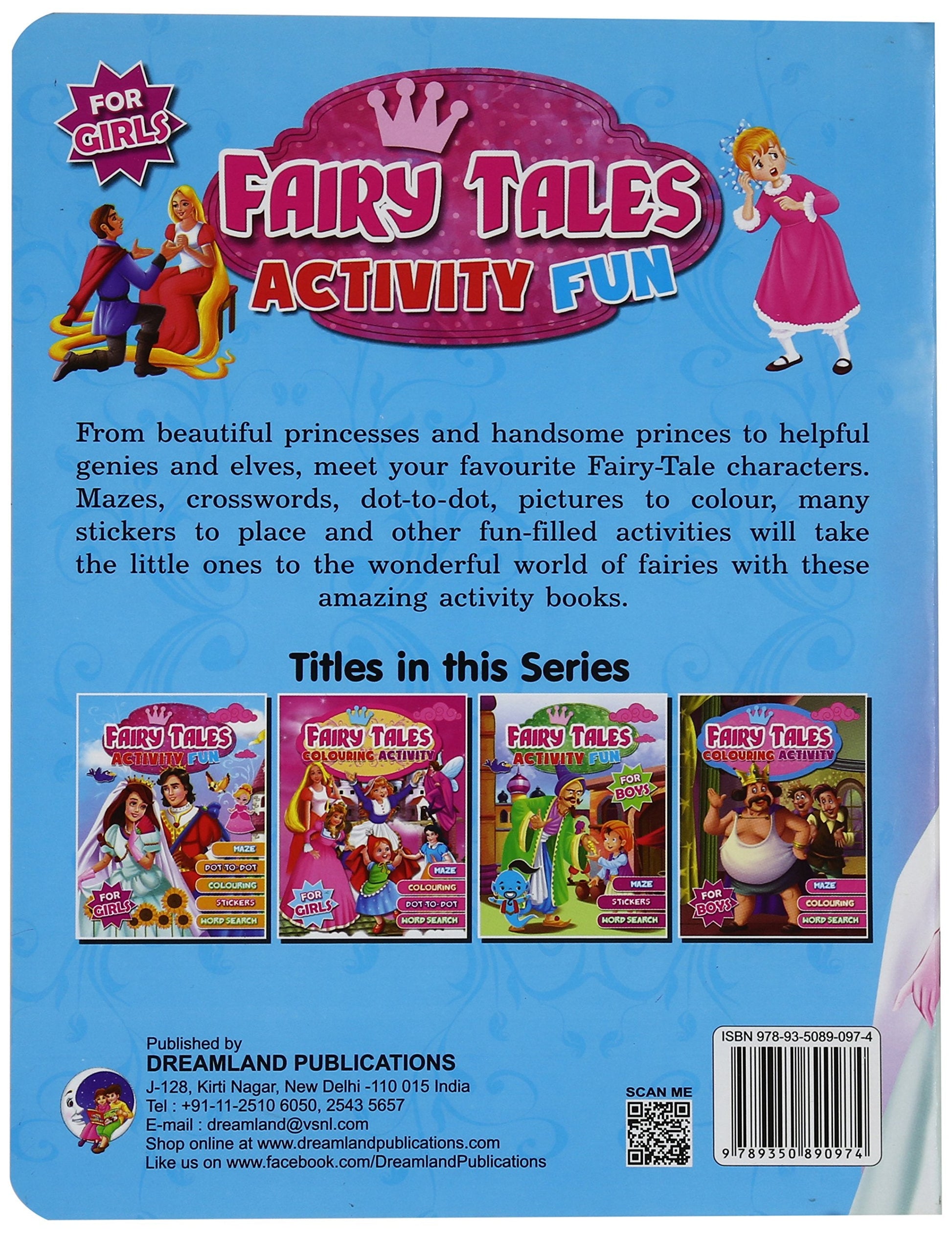 Dreamland Fairy Tales Activity Fun - For Girls