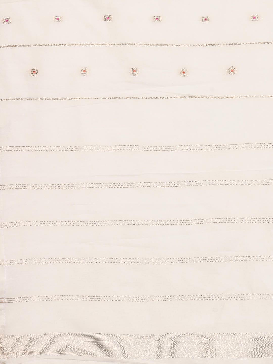 HERE&NOW Geometric Printed Pure Cotton Kurta With Trousers & Dupatta