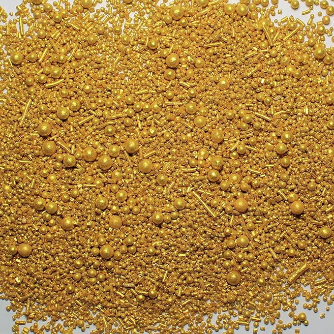 Confect Gold | Sprinkles Bottle for Decoration Bottle