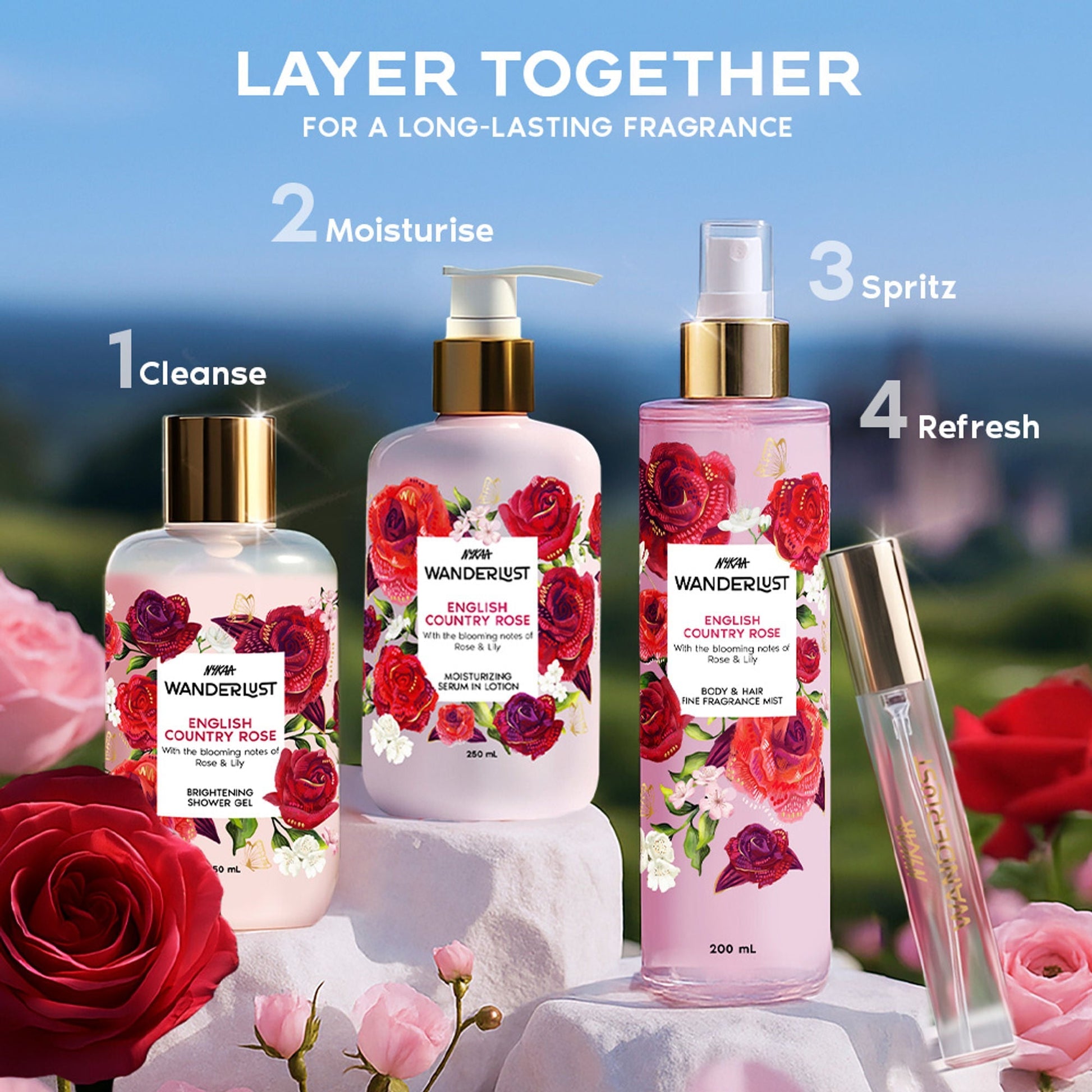 Wanderlust English Country Rose Body Butter  Grab2Buy Wanderlust Grab2Buy